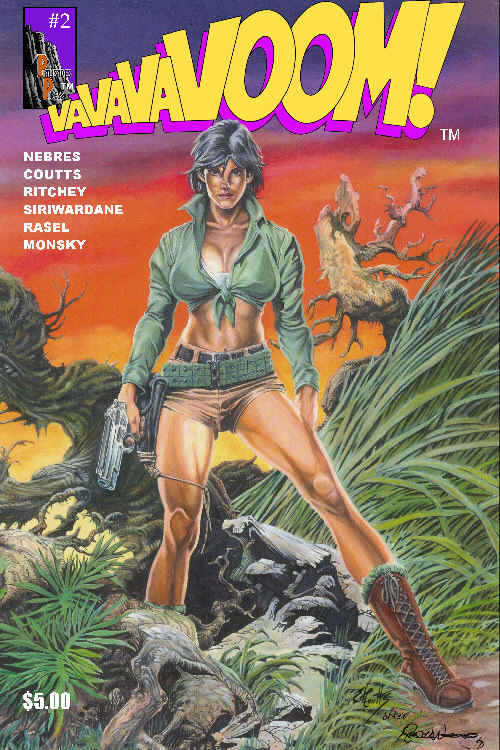 Cover painting for Issue 2 by Rudy Nebres and Ed Coutts