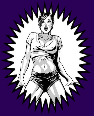 Lt. Ann Li drawn by Ed Coutts